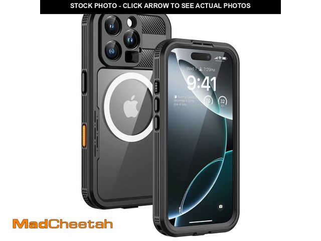 Lot 74-12604630 - Lanhiem Magnetic for iPhone 16 Pro Max Case, IP68 Waterproof Dustproof Case, [Compatible with Magsaf...