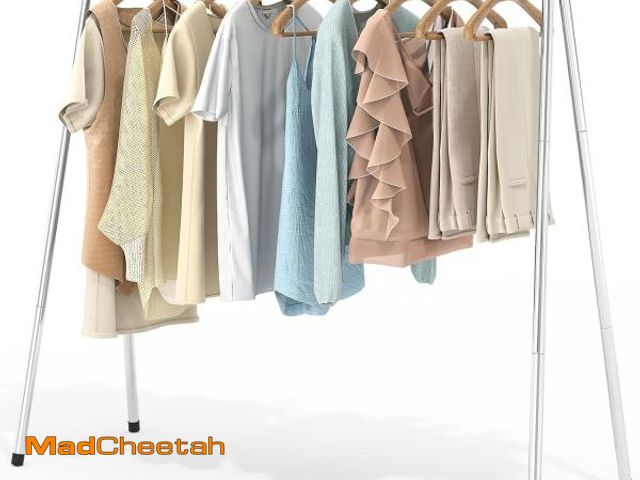 Lot 74-12096852 - APEXCHASER Foldable Clothes Drying Rack, 55'' Collapsible Laundry Clothes Airer Width Heavy Duty Han...