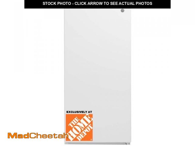 Lot 74-12146633 - (DENTED) Garage Ready 14.2 cu. ft. Frost Free Defrost Upright Freezer in White - USED