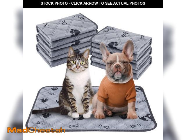 Lot 74-12310038 - MelonArt Washable Dog Pee Pads Reusable Puppy Training Pads Non-Slip Waterproof Potty Mat for Traini...