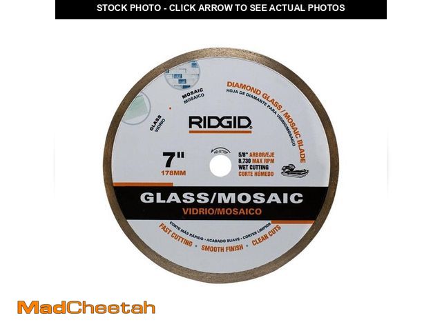 Lot 74-14560110 - RIDGID 7 in. Glass Mosaic Tile Blade - UNUSED