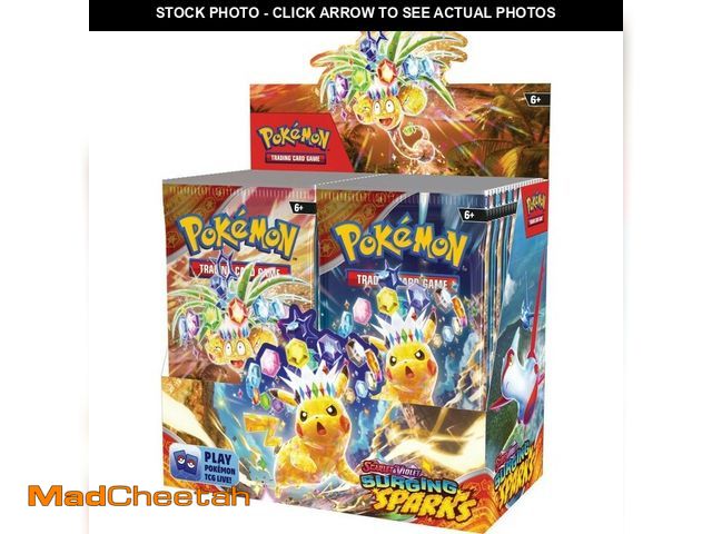 Lot 74-12469504 - PKU42312 Pokemon TCG Scarlet &amp; Violet 8 Surging Sparks Booster Display Card Game - UNUSED