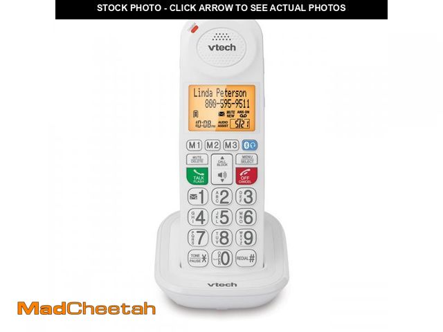 Lot 74-11558630 - VTech SN5107 Amplified Additional Handset with Big Buttons &amp; Large Display for SN5127 &amp; SN51...