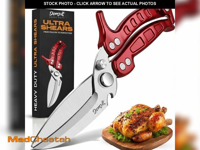 Lot 74-14060214 - Heavy Duty Poultry Shears - A Must Have chicken processing equipment, Kitchen Scissors for Meat, Chi...
