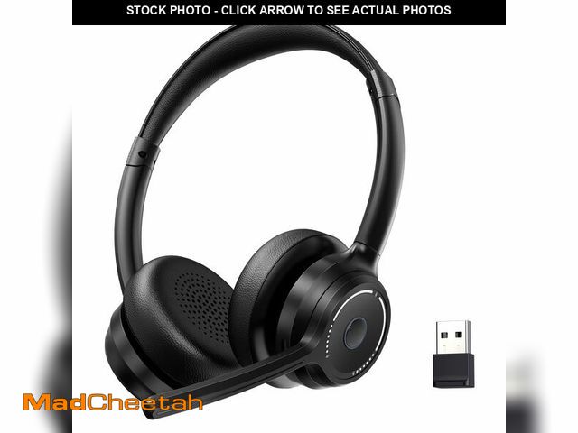 Lot 74-14380831 - Gixxted (2026 Upgraded) Wireless Headset with Mic for Work, Bluetooth Headset with Noise Canceling M...