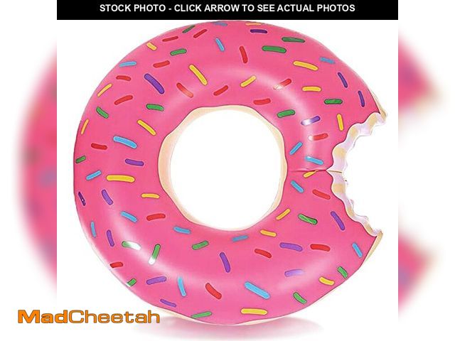 Lot 74-12711187 - DMAR Pool Float Donut Pool Floats for Adults Donut Inflatables Donut Floatie Donut Tube Doughnut Poo...