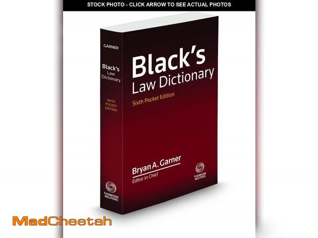 Lot 74-12304234 - Black's Law Dictionary, Pocket Edition, 6th - USED