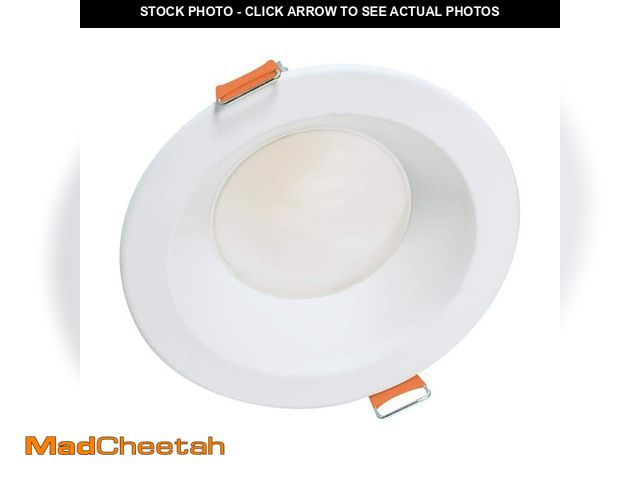 Lot 74-12557246 - HALO LCR6 6 in. Selectable CCT Round Canless Integrated LED White Recessed Light Retrofit Module Tri...