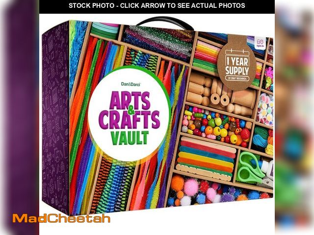 Lot 74-14207752 - Dan&amp;Darci Arts and Crafts Vault - Craft Supplies Kit in a Box - Birthday Gift for Kids Ages 4 5 ...