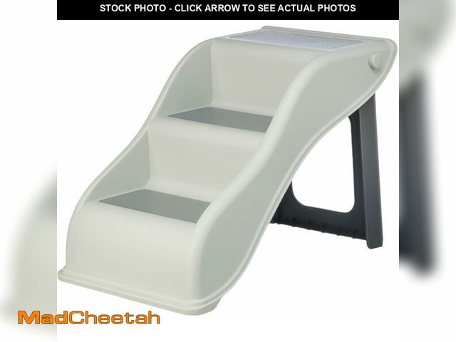 Lot 74-13042473 - Trixie Lightweight Pet Stairs with Non-Slip Rubber Treads - 3 Step Stairs for Dogs and Cats to Reach...