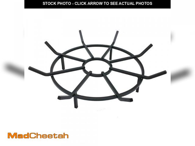 Lot 74-12424596 - Bonfire Gear 24.25 in. Round Fire Pit Grate - UNUSED