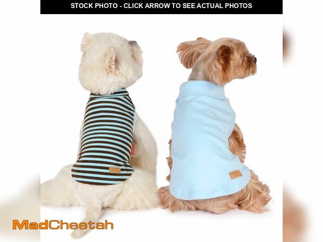 Lot 74-14477689 - KYEESE 2Pack Dog Sweater for Small Dogs Soft Pet Coats Fleece Sweatshirt - UNUSED