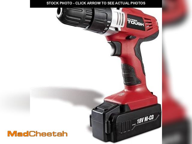Lot 74-12526631 - Hyper Tough 18v cordless drill - USED