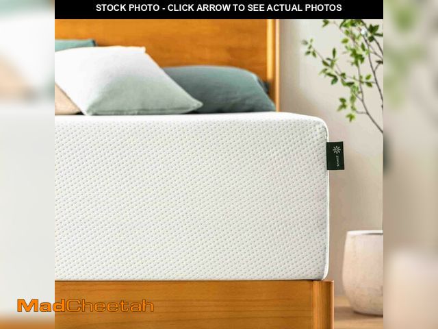 Lot 74-13644119 - Zinus 14 Inch King Green Tea Memory Foam Mattress, Fiberglass Free, Medium Firm Feel, Zoned Pressure...