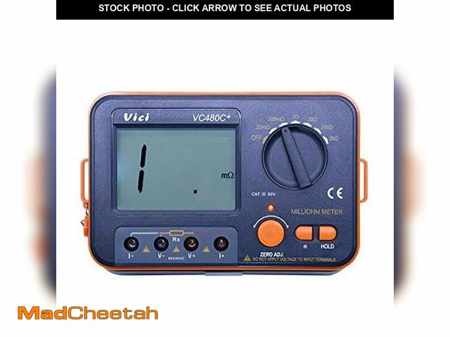 Lot 74-12608822 - Vici Digital Milli-ohm Meter Resistance Tester 4 Wire Micro Ohm Meter VC480C+ - UNUSED