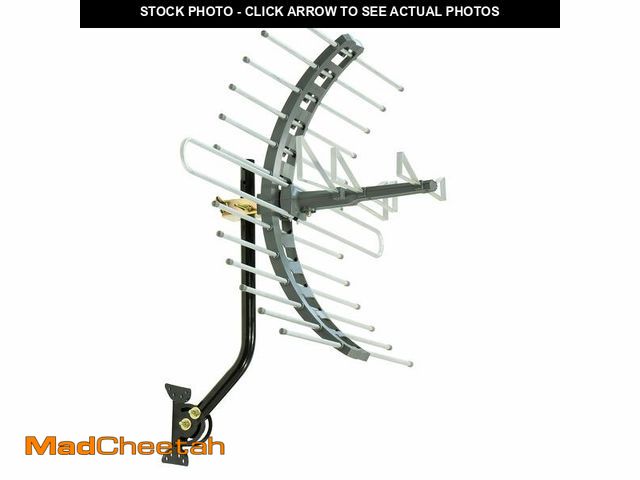 Lot 74-12712239 - GE Outdoor HD Digital TV Antenna, Long Range Smart TV Antenna, Supports 4K 1080P HD Smart TV VHF UHF...