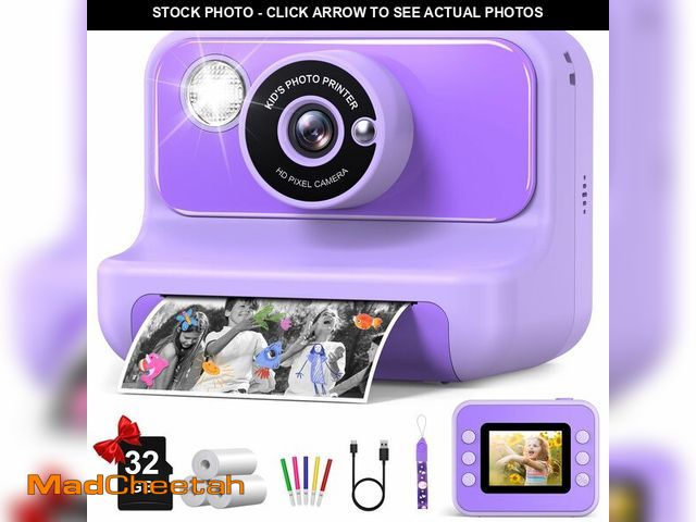 Lot 74-14382109 - Kids Camera Instant Print, Christmas Birthday Gifts for Girls and Boys, 1080P HD Video Digital Kids ...