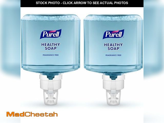 Lot 74-10950424 - PURELL Brand HEALTHY SOAP Gentle and Free Foam, Fragrance Free, 1200 mL Refill for PURELL ES8 Automa...