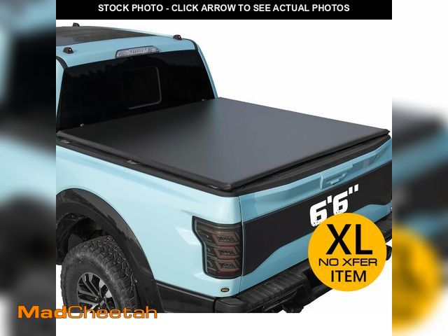 Lot 74-13073244 - Truck Bed Tonneau Cover Compatible with Ford F150 F-150 2004-2014 6.5 ft Standard Box, Soft Roll Up ...