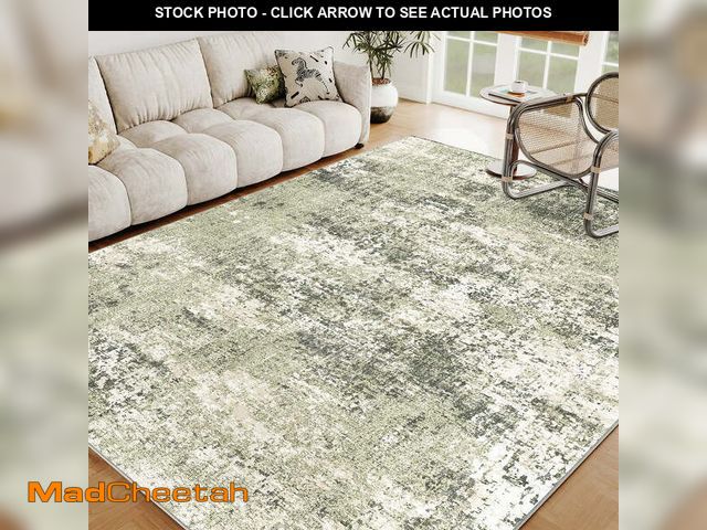 Lot 74-12889793 - BERTHMEER 8'x10' Large Abstract Area Rugs for Living Room Bedroom Dining Room Office Farmhouse Moder...