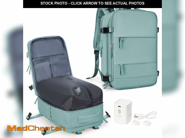 Lot 74-14046464 - coowoz Vacuum Backpack Travel with Pump,Travel Backpack with Vacuum System For Women Men,Carry On Ba...