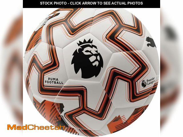 Lot 74-12664581 - PUMA Unisex Orbita Match Premier League Soccer Ball (FIFA Quality), White-Heat Fire-Black AH25, 5 - ...