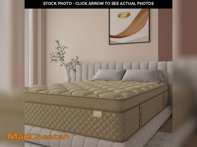 Lot 74-12636343 - Duchessz 14inch Queen Mattress in a Box Gel Memory Foam Medium Firm Euro Top Hybrid Mattress - UNUSE...