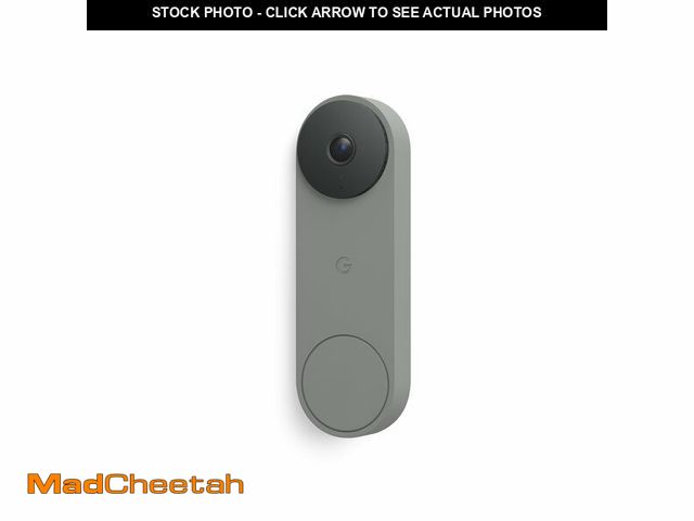 Lot 74-13569648 - Google Nest Doorbell (Wired, 3rd Gen) - 2K Video and Gemini, Live View, Night Vision, 2-Way Audio - ...