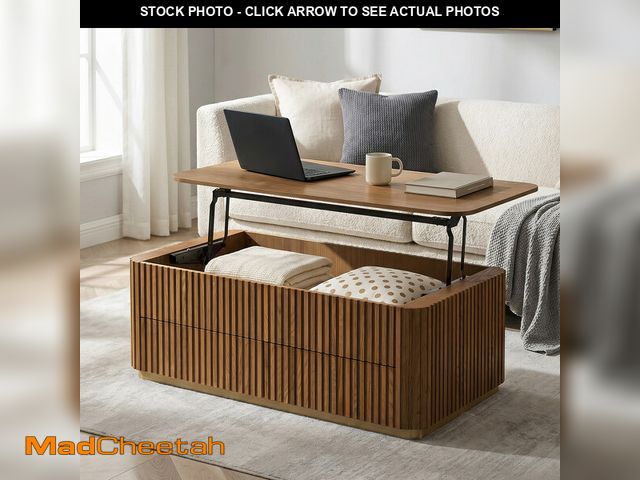 Lot 74-14613214 - Lift-Top Coffee Table With Storage For The Living Room - USED