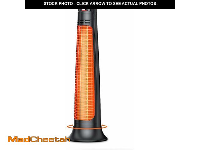 Lot 74-13836198 - Outdoor Patio Heater, Electric Infrared Heat for Garage Backyard Indoor use, Portable Space Radiant ...