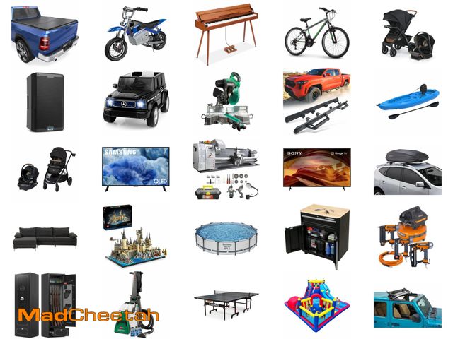 MadCheetah Holland - Overstock, Returns - Home Furnishings, Sports Equipment, Tools and Home Improvement - August 21, 2025