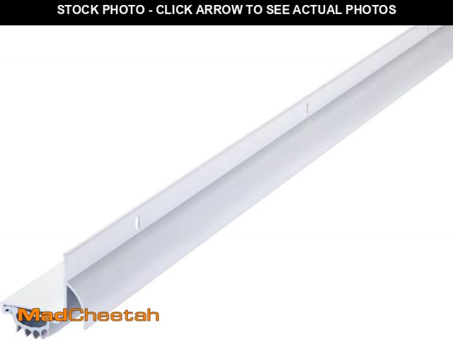 Lot 74-12096331 - M-D Building Products 06395 36 in. White Aluminum L-Shape Screw-on Under Door Seal - UNUSED