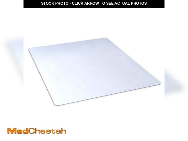 Lot 74-12772415 - TrafficMaster Chair Mat Clear 36 in. x 48 in. Plastic Indoor Hard Floor Mat - UNUSED