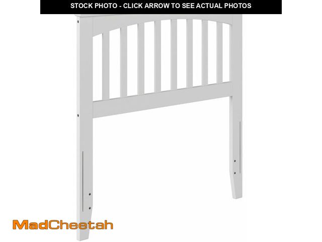 Lot 74-13582097 - AFI, Mission Twin Solid Wood Headboard, White - UNUSED