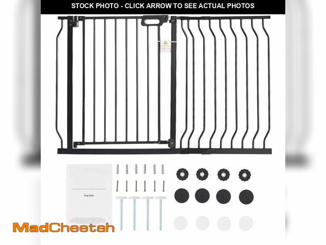 Lot 74-12782464 - KFFKFF Baby Gate Safety Stair Gate Dog Bar Doorway 29.5"-48.4" Width 30" Height - UNUSED