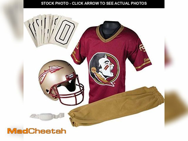 Lot 74-12665059 - Franklin Sports NCAA Florida State Seminoles Kids College Football Uniform Set - Youth Uniform Set -...