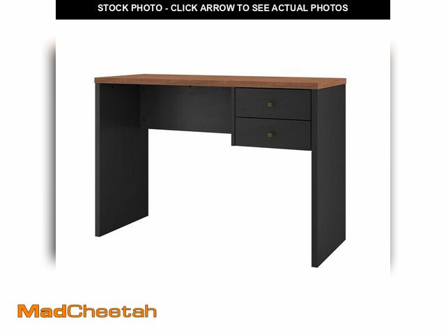 Lot 74-12570152 - Nook &amp; Trove Computer Desk Ã¢â¬â Modern 2 Drawer Writing Desk for Home Office Ã¢â¬â 17.5" ...