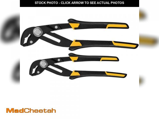 Lot 74-12412373 - DEWALT 8 in. and 10 in. Push Lock Pliers (2-Pack) - USED