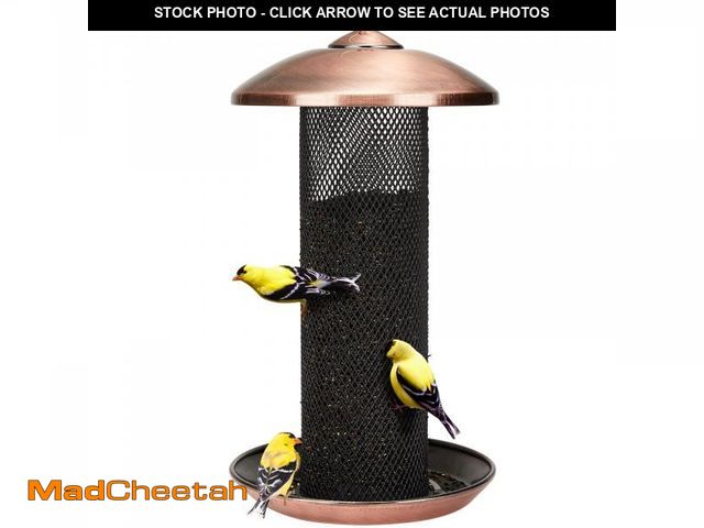 Lot 74-11552291 - Kingsyard Metal Mesh Tube Bird Feeders for Outdoor Hanging, Finch Bird Feeder for Nyjer/Thistle Seed...