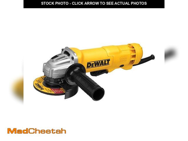 Lot 74-12687839 - *DIRTY/MISSING BLADE AND SHIELD* DEWALT 120V 11 Amp Corded 4.5 in. Small Angle Grinder *DIRTY/MISSIN...