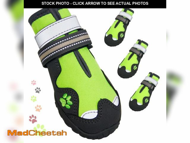 Lot 74-13542949 - FISHOAKY Dog Shoes for Large Dogs, 360ÃÂ°Anti Slip Medium Dog Boots &amp; Paw Protectors Winter Sno...