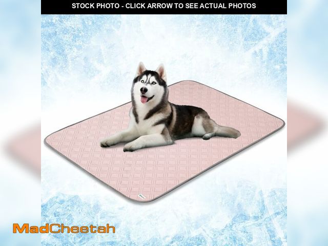Lot 74-12440835 - PetAmi Waterproof Cooling Mat for Dog, Premium Pet Cooling Blanket for Bed Crate, Anti Slip Indoor D...