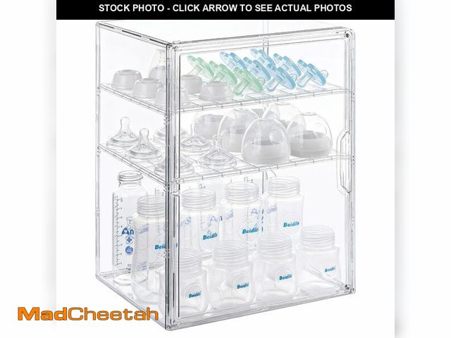 Lot 74-14380142 - ERTIUANIO Baby Bottle Organizer Ã¢â¬â 3 Tier Bottle Storage Organizer Baby for Nipples, Pump Part...