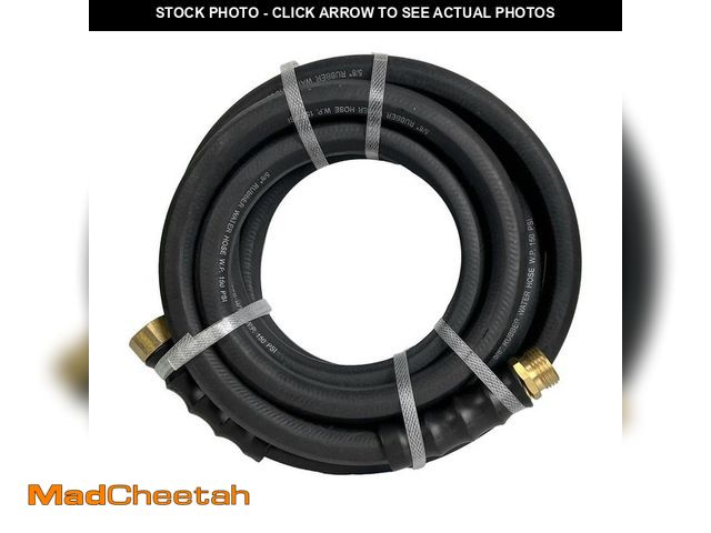 Lot 74-14277965 - IMPULSE 5/8 in. x 15 ft. Commercial Grade Rubber Water Hose - UNUSED