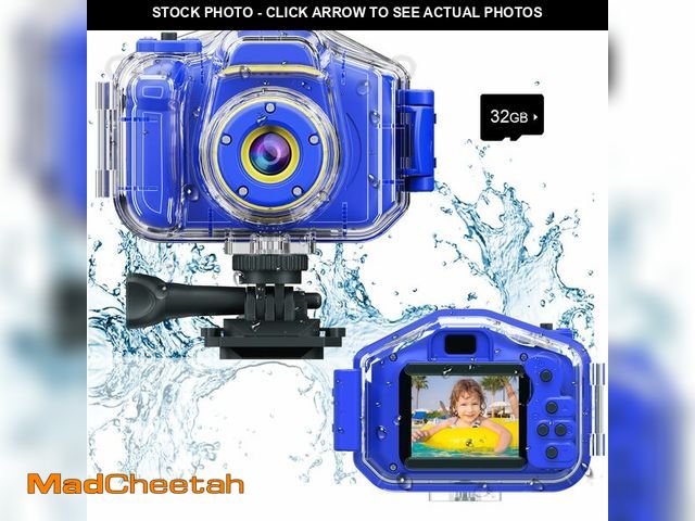 Lot 74-12697878 - Agoigo Kids Waterproof Camera - Children Underwater HD Video Digital Camcorder, Portable Travel Toy ...