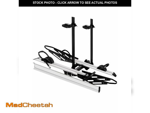 Lot 74-12614904 - Young Hitch Mount Bike Rack with Ramp, 200 lbs. Capacity for 2 E-Bikes, Fat Tire and Standard, fits ...