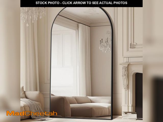 Lot 74-12387623 - MELOMOIR 82"x44" Oversized Floor Mirror Freestanding, Arched Full Length Mirror for Bedroom Living R...