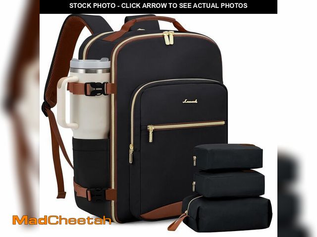 Lot 74-12974721 - LOVEVOOK 40L Travel Backpack for Women &amp; Men, Airline Approved Carry On Luggage with 3 Packing C...