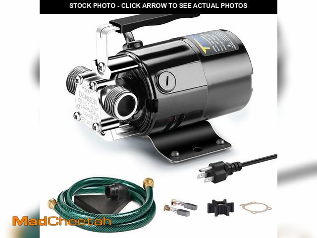 Lot 74-13631105 - Trupow Water Transfer Pump, 1/10HP 330GPH 115V Mini Portable Electric Utility Sump Transfer Water Pu...