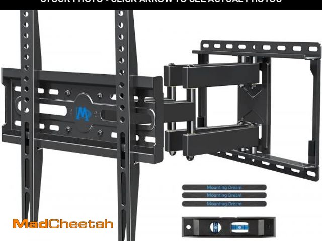 Lot 74-12051009 - Mounting Dream TV Wall Mount for 32-65 Inch Television,Mount with Swivel and Tilt, Full Motion Brack...